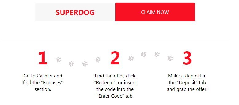 red dog casino codes